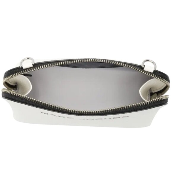 New Marc Jacobs Grind Crossbody Pouch Pebble Leather Cotton - Picture 5 of 6